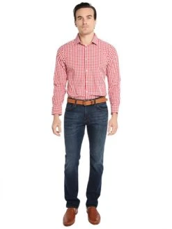 Mizzen + Main Hatteras Leeward Collection Dress Shirt -Standrews Links Officials Store mm h5100 redalt3