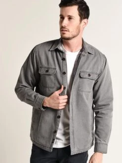 Faherty Brand Blanket Lined CPO -Standrews Links Officials Store mof1815 greyalt2