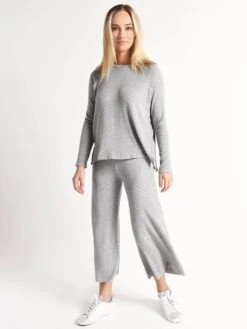 Velvet Monica Cozy Rib Pant -Standrews Links Officials Store monica03 heathergreyalt3