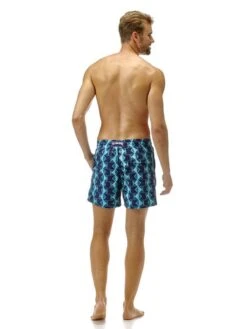 Vilebrequin Men's Graphic Fishes Moorea Swimsuit -Standrews Links Officials Store moo7004e 356 navyalt3