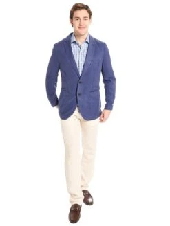 Peter Millar Men's Seaside Soft Sport Coat -Standrews Links Officials Store ms17j07 atlanticbluealt2