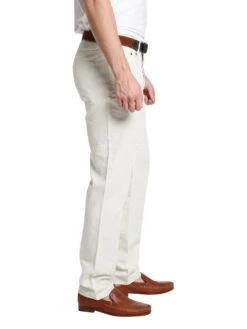 Peter Millar Seaside Cotton Linen 5 Pocket Pant -Standrews Links Officials Store ms18b70 stonealt2