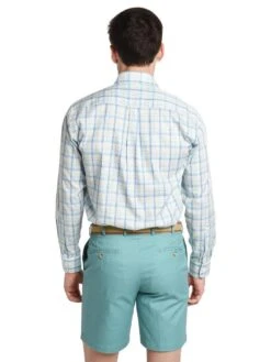 Peter Millar Men's Crown Ease Palazzo Plaid Sport Shirt -Standrews Links Officials Store ms18w10csl venetianmistalt2