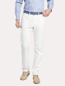 Peter Millar Crown Vintage Canvas Five Pocket Pants -Standrews Links Officials Store ms19b86 whitesand f99a3998 05fb 46db abcc 6327829b4229