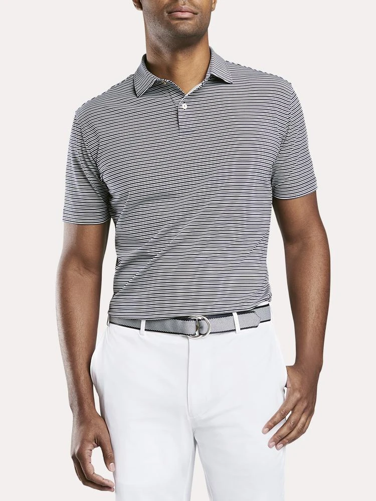 Peter Millar Men's Crown Crafted Coltrane Stripe Performance Polo 1 Peter Millar Men's Crown Crafted Coltrane Stripe Performance Polo