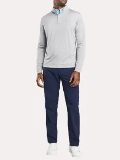 Peter Millar Featherweight Foam Pullover -Standrews Links Officials Store ms19ek80 galegreyalt2