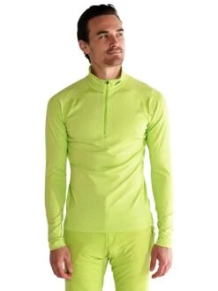 Kjus Men's Second Skin Halfzip -Standrews Links Officials Store ms25 a09 limegreenmelange fec7ef15 0f0d 4c4e 8623 5e330b2a7b25