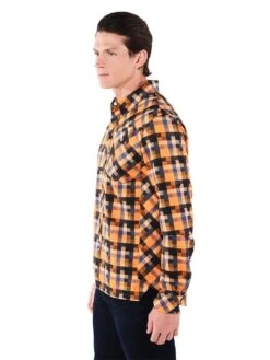 Kjus Men's FRX Shirt -Standrews Links Officials Store ms25 a12 black orangealt1