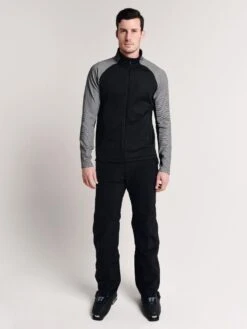 KJUS Men's Downforce Midlayer Jacket -Standrews Links Officials Store ms25 e03 blackalt3