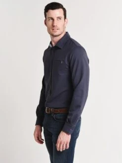 KJUS Men's Macun Shirt -Standrews Links Officials Store ms25 e23 atlantabluemelalt1