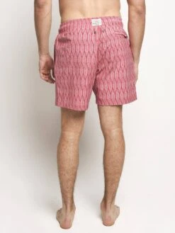 Faherty Brand Classic Boardshort 7inch Surfboard Leaf Print -Standrews Links Officials Store mss1809 slp surfboardleafprintalt3