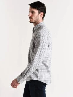 Faherty Brand Pacific Shirt -Standrews Links Officials Store mwf1829 heathergreywindowpanealt1