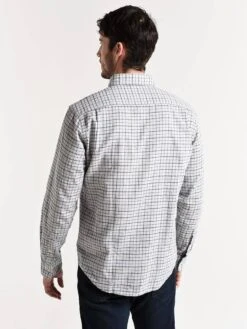 Faherty Brand Pacific Shirt -Standrews Links Officials Store mwf1829 heathergreywindowpanealt2