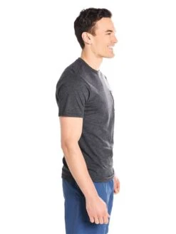 The North Face Men's Backyard Pocket Tee -Standrews Links Officials Store nf0a2wma tnfdarkgreyheatheralt1