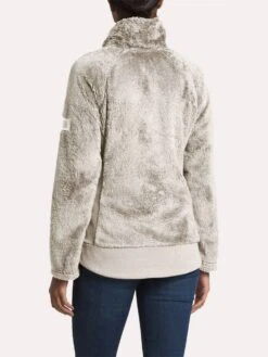 The North Face Women's Furry Fleece Full Zip -Standrews Links Officials Store nf0a338m vintagewhitealt1