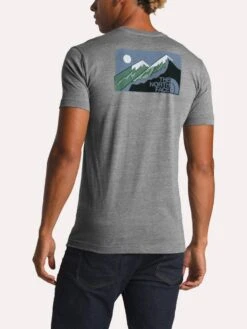 The North Face Men's Short Sleeve Gradient Desert Tri Blend Pocket Tee