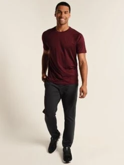 Rhone Nylon Tactel Trackpant -Standrews Links Officials Store ntj 182 blackheatheralt3