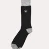 Peter Millar Men's Cashmere Fine Rib Sock