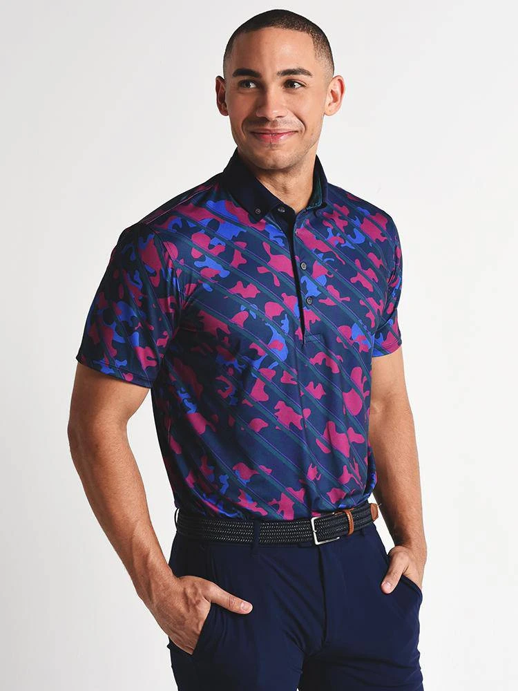 Greyson Camo Reptile Print Polo 1 Greyson Camo Reptile Print Polo