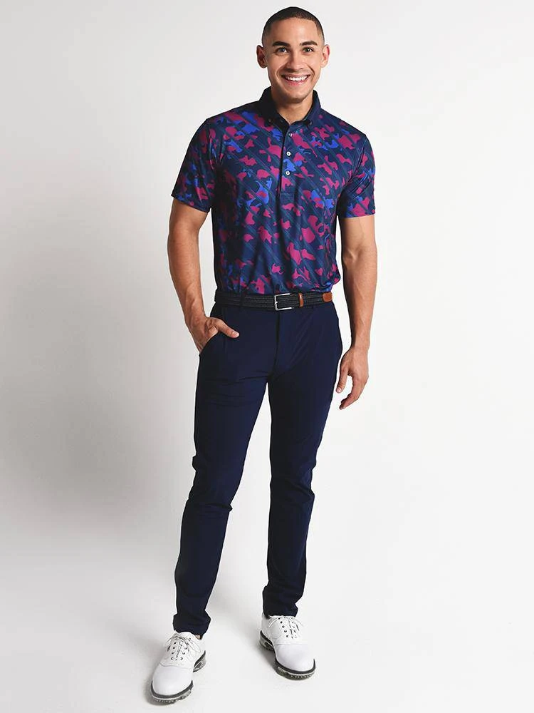 Greyson Camo Reptile Print Polo 3 Greyson Camo Reptile Print Polo - Image 3