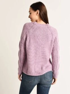 Velvet Pearl Long Sleeve V-Neck Sweater -Standrews Links Officials Store pearla03 berryalt2
