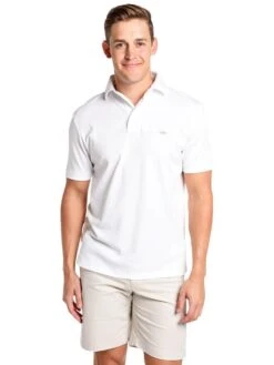 Texas Standard Gameday Performance Hybrid Polo -Standrews Links Officials Store perfhbplo whtgry 846190c3 8ed9 4893 9523 f73e13fad9ca