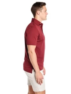 Texas Standard Gameday Performance Hybrid Polo -Standrews Links Officials Store perfhbplo mrnwhtalt1