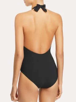 Red Carter Splice & Dice Deep V Maillot -Standrews Links Officials Store rcsd318846 blackalt1