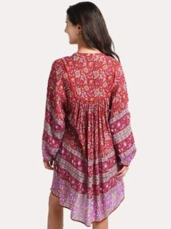 Modernsoul Nancy Mini Dress -Standrews Links Officials Store s 01219n redandpinkalt3