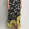 Tanya Taylor Garden Print Esmee Skirt