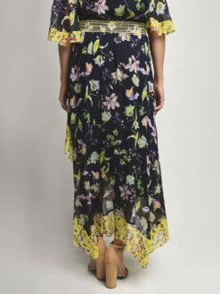 Tanya Taylor Garden Print Esmee Skirt 8 Tanya Taylor Garden Print Esmee Skirt -Standrews Links Officials Store s182s198gf navyalt2