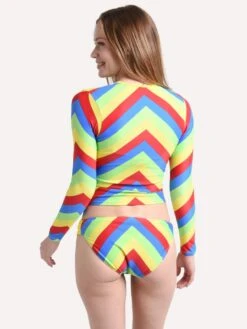 Perfect Moment Chevron Rash Guard -Standrews Links Officials Store s19w022 citronalt3