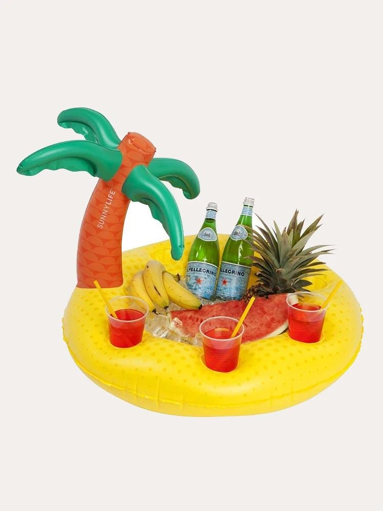 Sunnylife Inflatable Pool Bar Tropical Island 2 Sunnylife Inflatable Pool Bar Tropical Island - Image 2