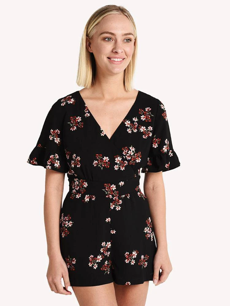 BB Dakota Orchid Stroll Floral Romper 1 BB Dakota Orchid Stroll Floral Romper