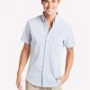 Mizzen + Main Bannard Short Sleeve Trim Fit Shirt