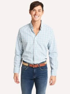 Mizzen + Main Shaw Trim Fit Dress Shirt