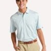 Oxford Dowling Short Sleeve Coolmax Stripe Polo