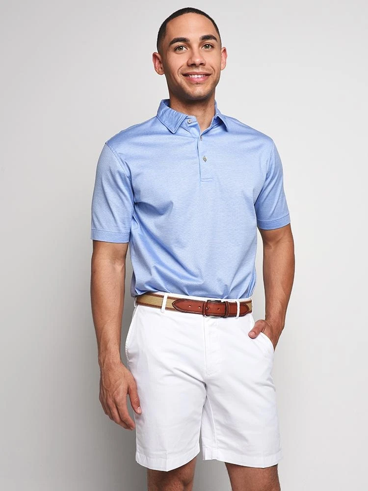 Peter Millar Briarwood Stripe Nanoluxe Polo 1 Peter Millar Briarwood Stripe Nanoluxe Polo