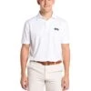 Peter Millar Men's Collegiate Solid Stretch Jersey Performance Polo