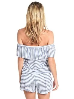 Splendid Mills Chambray All Day Romper -Standrews Links Officials Store sp48777 bluestripealt3