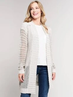 Brochu Walker The Mila Cardigan -Standrews Links Officials Store spa2456 egret
