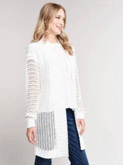 Brochu Walker The Mila Cardigan -Standrews Links Officials Store spa2456 doverwhitealt1