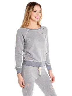 N:Philanthropy Gayla Sweatshirt -Standrews Links Officials Store ss088tcr00 washedindigoalt2