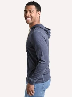 The Normal Brand Men's Hamlin Jersey Hoodie -Standrews Links Officials Store ss19cjh navyalt1