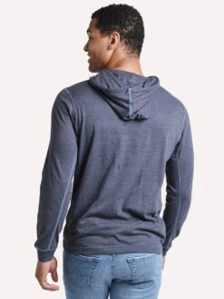 The Normal Brand Men's Hamlin Jersey Hoodie -Standrews Links Officials Store ss19cjh navyalt2