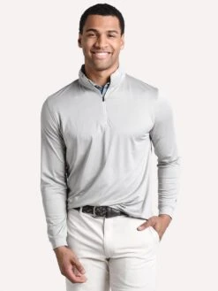 The Normal Brand Men's Performance Quarter Zip Pullover -Standrews Links Officials Store ss19pfq grey d59fd9af e7ef 4174 9cf7 62d731f8fa4a