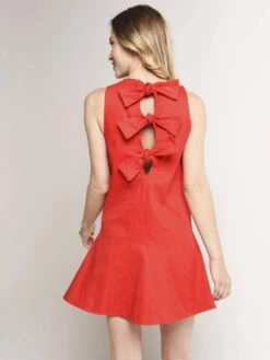 Sugar Lips Molly Bow Dress -Standrews Links Officials Store std11652 redalt3