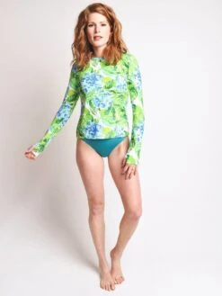 Mott 50 Caroline Swim Top -Standrews Links Officials Store sw1825 deepbluealt1