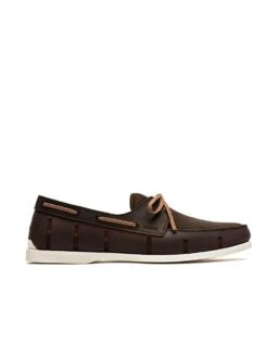 SWIMS Boat Loafer -Standrews Links Officials Store swims mens boat loafer shoe brown cream 21227 main 52927.1473898730.1280.1280 ce2f7b18 1657 4a55 a10a 40f8b31f378d