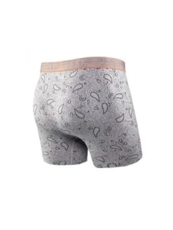 Saxx Underwear Platinum 5 In Boxer Brief -Standrews Links Officials Store sxbb41f midheatherpaisleyalt1
